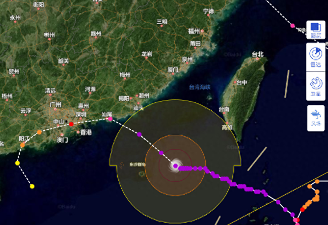 超强台风逼近“苏拉”!将于明日登陆广东沿海-第2张图片-闪玩百科